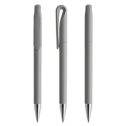 prodir prodir® Drehkugelschreiber DS1 TMS Twist, blaue Mine, delfingrau, Grau, – Produktbild 1 von 1