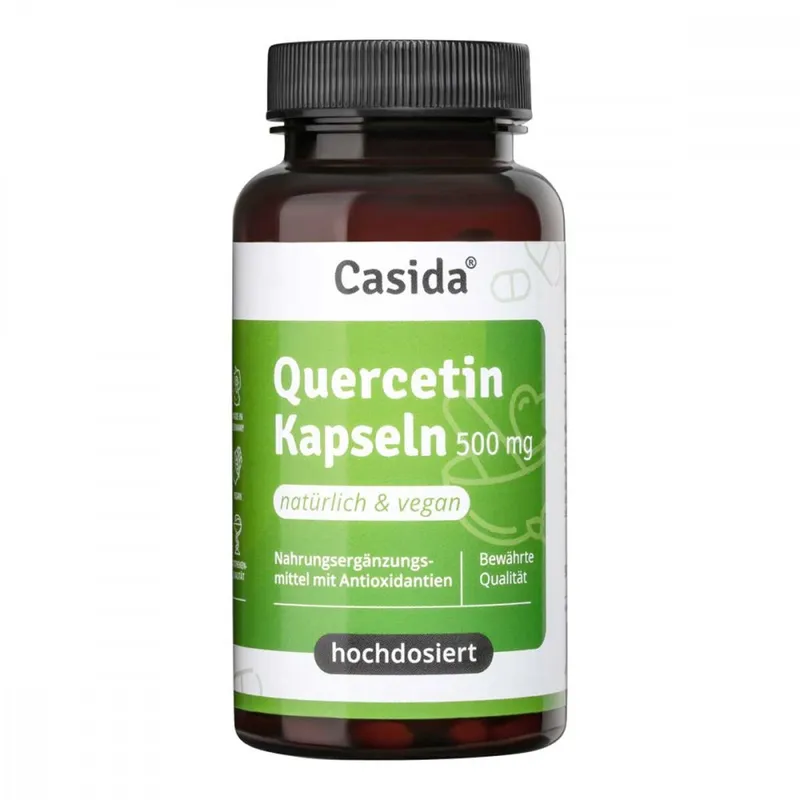 Casida Casida Quercetin Kapseln 500 Mg Hochdosiert – Produktbild 1 von 1