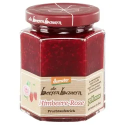 Die Beerenbauern Die Beerenbauern Himbeer-Rosen-Fruchtaufstrich – Produktbild 1 von 1