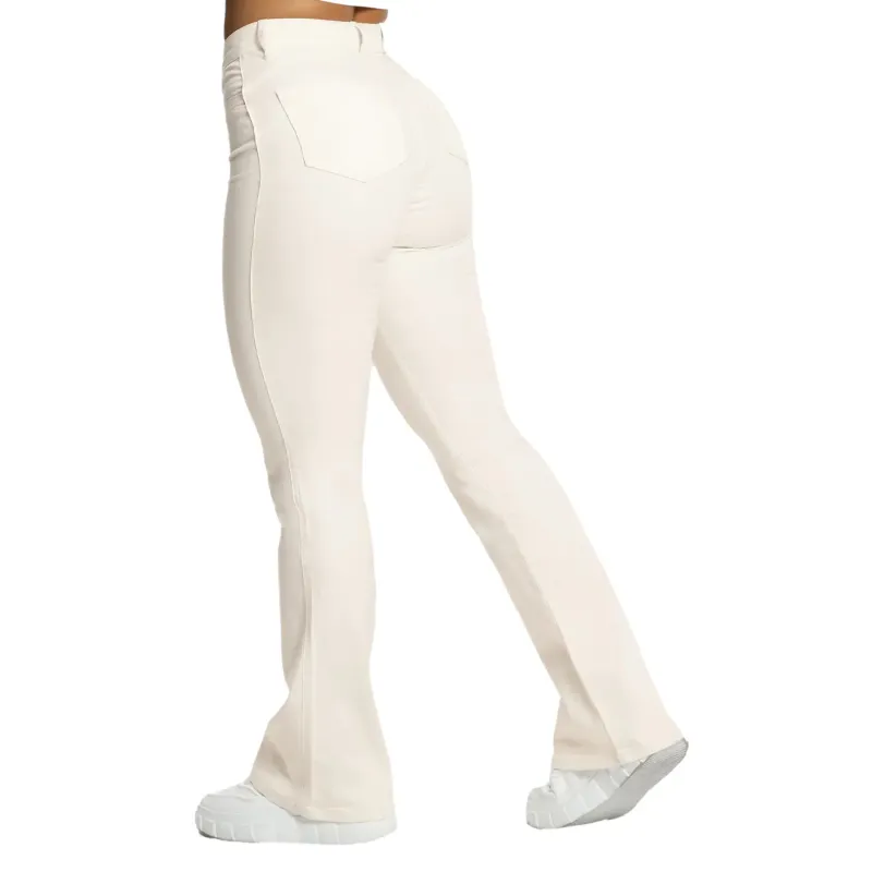 Gym Glamour Damen Flare Jeans Gym Glamour Perfect, Blanc, – Produktbild 1 von 1