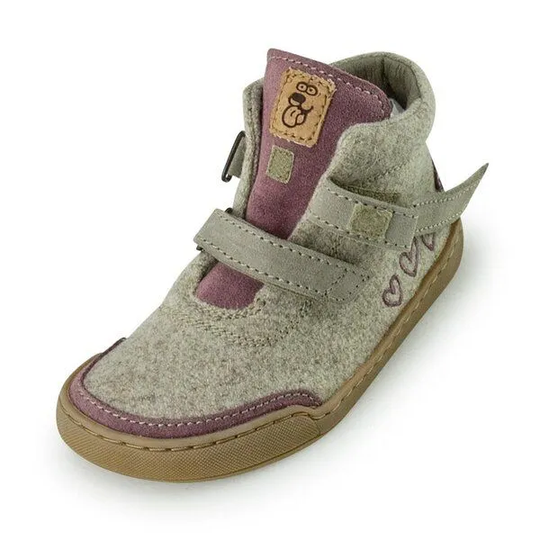 Doghammer Doghammer Warmer Barfußschuh für Kinder - Kids Terrar Wool High, Lila, – Produktbild 3 von 4