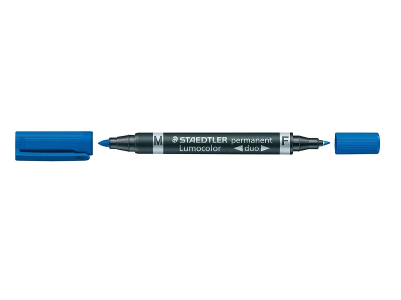 Staedtler STAEDTLER Universalstift 'Lumocolor duo' blau – Produktbild 2 von 2