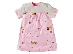 HANS NATUR Kinder Kleid Kurzarm Bio-Baumwolle Garten rosa Gr.122/128 – Produktbild 1 von 1