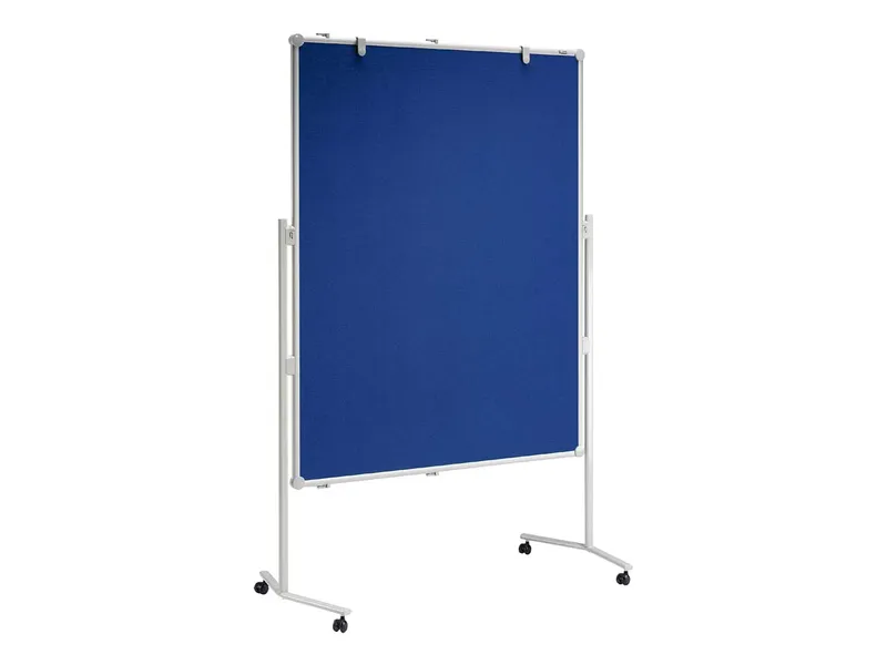 Maul Maul Moderationswand 'MAULpro' Whiteboard mit Textiloberfläche grau/blau 150 x 120 cm – Produktbild 2 von 3