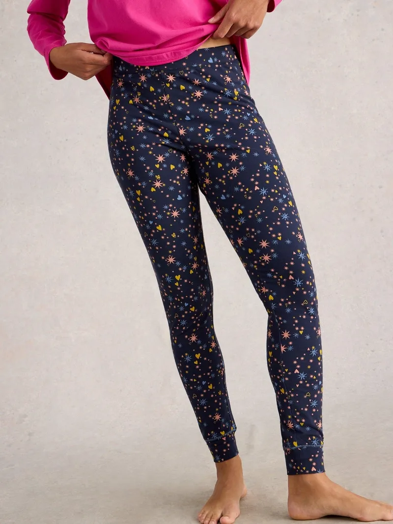 White Stuff Jerseylegging Selena - S, Marineblau multi, – Produktbild 1 von 4
