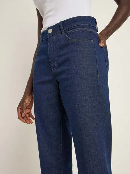 LANIUS LANIUS Jeans mit Aufschlag (GOTS) aus Bio-Baumwolle, Dark blue, – Produktbild 3 von 4