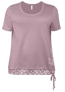 sheego Kurzarmshirt malve – Produktbild 1 von 1