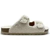 thies Vegane "thies ® Eco Teddy Sandale" aus rec. PET & Biobaumwolle, Off white (weiß), – Produktbild 1 von 1