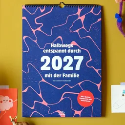 Ein guter Plan Ein guter Plan Familienkalender »Halbwegs entspannt durch 2027 mit der Familie« – Produktbild 1 von 1