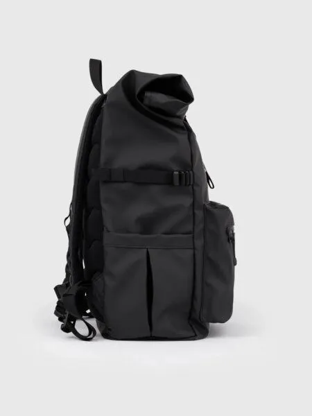 Sandqvist Sandqvist STREAM L Rolltop Rucksack, Black (schwarz), – Produktbild 4 von 4