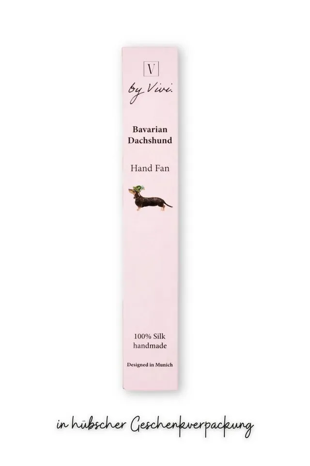 by Vivi. by Vivi. Hundeleinen-Führungsstange Fächer - BAYRISCHER DACKEL, Rosa, – Produktbild 2 von 2