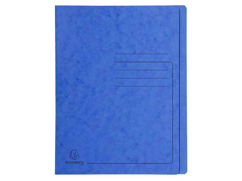 Exacompta 25 Exacompta Schnellhefter aus Colorspan-Karton, 355 g/m², DIN A4, blau – Produktbild 1 von 1