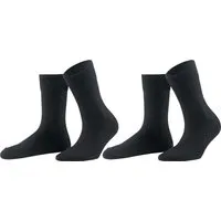 Memo 2er-Pack memo Komfort-Socken schwarz Gr. 43-46 aus Bio-Baumwolle – Produktbild 1 von 1