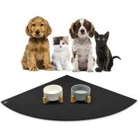 SANOZOO SANOZOO ® - Napfunterlage Eckrund - Öko-Tex und Made in Germany schwarz 80 cm, 80 cm – Produktbild 1 von 1