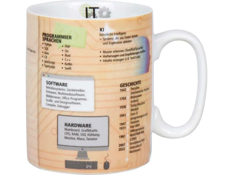 Könitz Könitz Tasse "Wissensbecher IT" – Produktbild 1 von 1