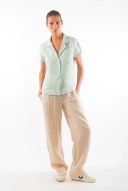 RAVENS VIEW IBIZA RAVENS VIEW IBIZA Damen vegan Hose Amalfi Sand Beige – Produktbild 1 von 1
