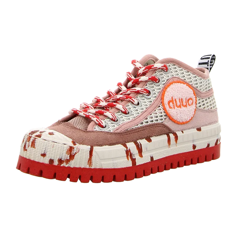 Duuo Duuo Damen Plateau Sneaker für Damen, Rot, – Produktbild 1 von 7