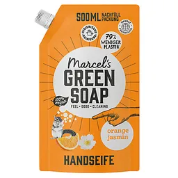 Marcel s Green Soap Marcel s Green Soap Marcel's Green Soap Handseife Orange & Jasmine - Orange & Jasmin 500ml – Produktbild 1 von 1