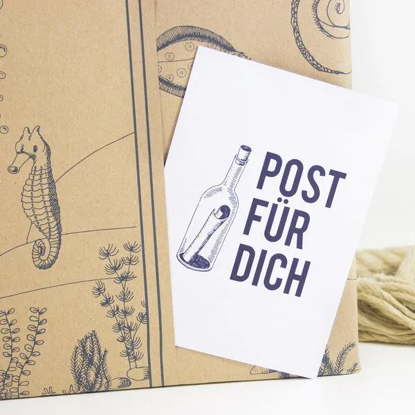 Bow & Hummingbird Bow & Hummingbird Postkarte Post für Dich – Produktbild 1 von 2