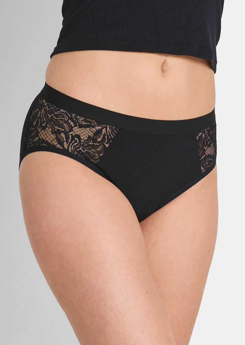 Conta Inkontinenzslip mit Geruchsschutz - schwarz - Gr. 42 von Goldner Fashion, Schwarz, – Produktbild 1 von 3