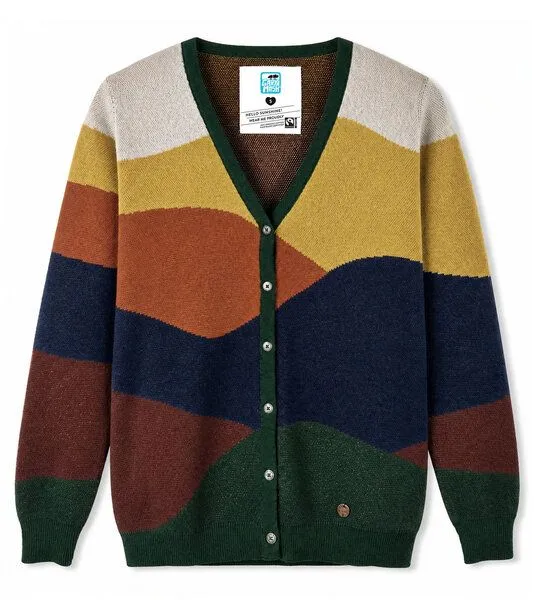 Gary Mash GARY MASH Cardigan Jodie aus Biobaumwolle, Mehrfarbig, – Produktbild 3 von 4