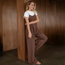 NORDLICHT NORDLICHT Musselin Jumpsuit Bente aus 100% Bio-Baumwolle – Produktbild 1 von 1