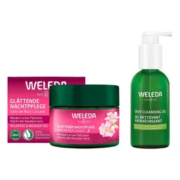 Weleda Glättende Nachtpflege Wildrose & Deep Cleansing Gel – Produktbild 1 von 1