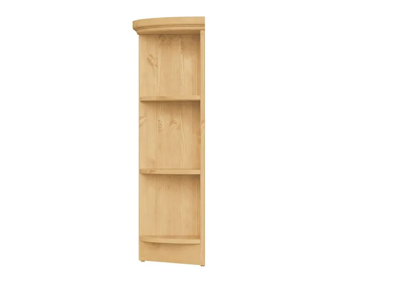 OTTO home Anbauregal Soeren Abschlussregal Höhen 97 bzw. 220 cm, aus massiver Kiefer, passend für Tiefe 29 cm, FSC®-zertifiziert, Beige, – Produktbild 1 von 8