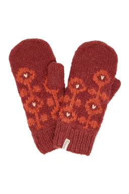 Tranquillo Handschuhe aus Wolle - fired brick / one size – Produktbild 1 von 1