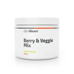 GymBeam GymBeam Berry & Veggie Mix 250 g Zitrone Limette – Produktbild 1 von 1