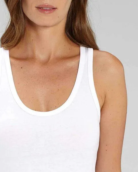 YTWOO YTWOO Damen Top aus Bio Baumwolle, nachhaltig & fair, viele Farben, Weiß, – Produktbild 2 von 4