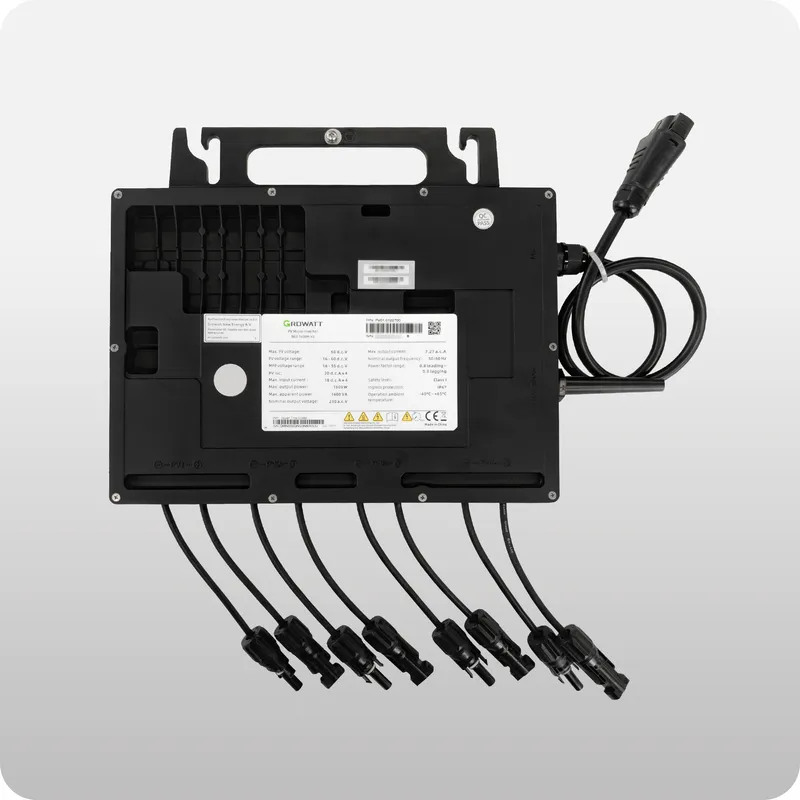 Growatt Growatt NEO 2000M-X2 (drosselbar auf 800W) mit 5m Anschlusskabel - Preis inkl. MwSt. gem. § 12 Abs. 3 UStG – Produktbild 5 von 7