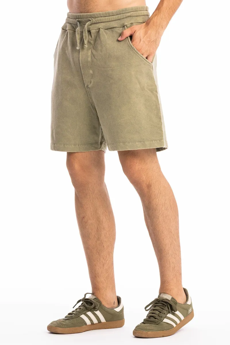 RAVENS VIEW IBIZA RAVENS VIEW IBIZA Herren vegan Shorts Cala Ivy Green, Olivgrün, – Produktbild 1 von 2