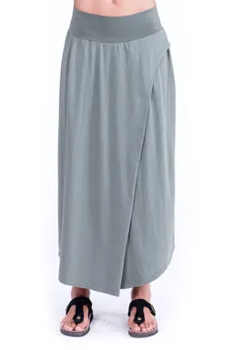 RAVENS VIEW IBIZA RAVENS VIEW IBIZA Damen vegan Rock Pareo Khaki Grün – Produktbild 1 von 1