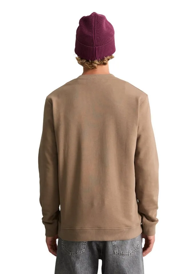 Marc O'Polo DENIM Sweatshirt aus weichem Bio-Baumwoll-Sweat, Braun, – Produktbild 3 von 5