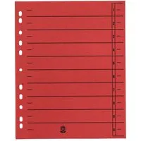50 Trennblätter rot, 230 g/m² – Produktbild 1 von 1