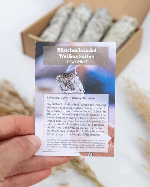 Oh Shanti Oh Shanti Räucherbündel Weißer Salbei – Produktbild 4 von 7