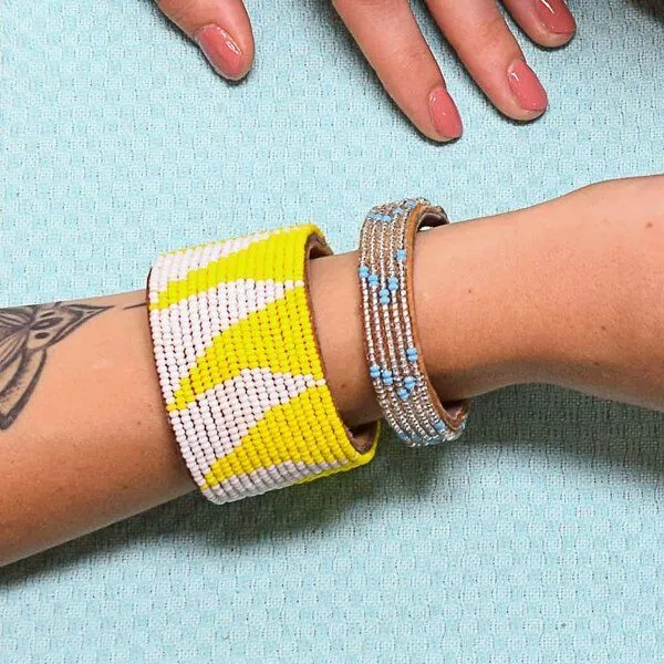Swahili Coast Swahili Coast Perlenarmband & Armreif - TRI, Gelb, – Produktbild 3 von 4