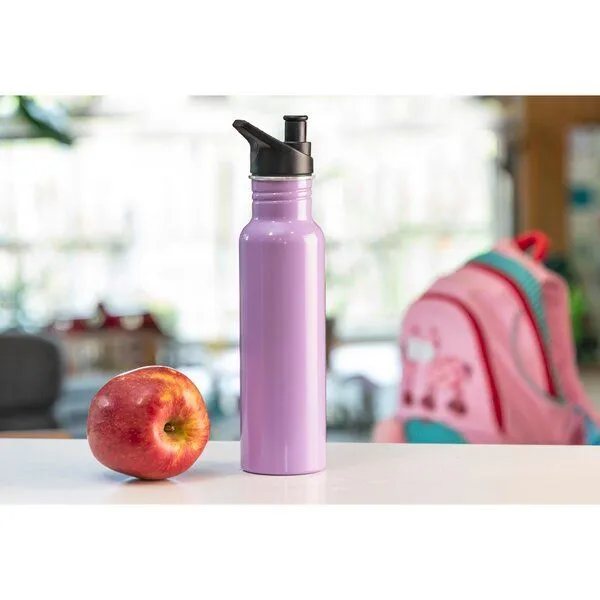 elasto elasto Sportflasche "Miami" 0,6 l - Trinkflasche mit Mundstück für unterwegs, Rosa, – Produktbild 2 von 2