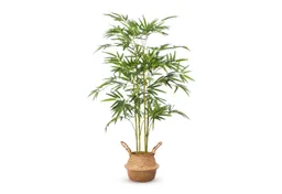 Kunstbaum Kunstpflanze groß Bambus Künstliche Pflanze, Höhe 120 cm/150 cm, SEHAUSEU, Höhe 120 cm, wie echt – Produktbild 1 von 1