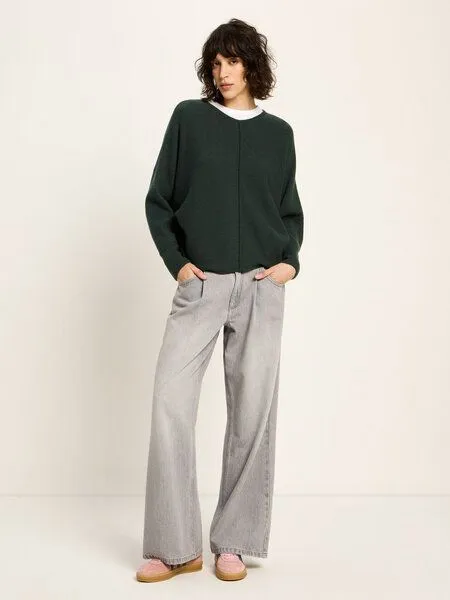 LANIUS LANIUS Fledermaus Pullover, Forest melange, – Produktbild 2 von 4
