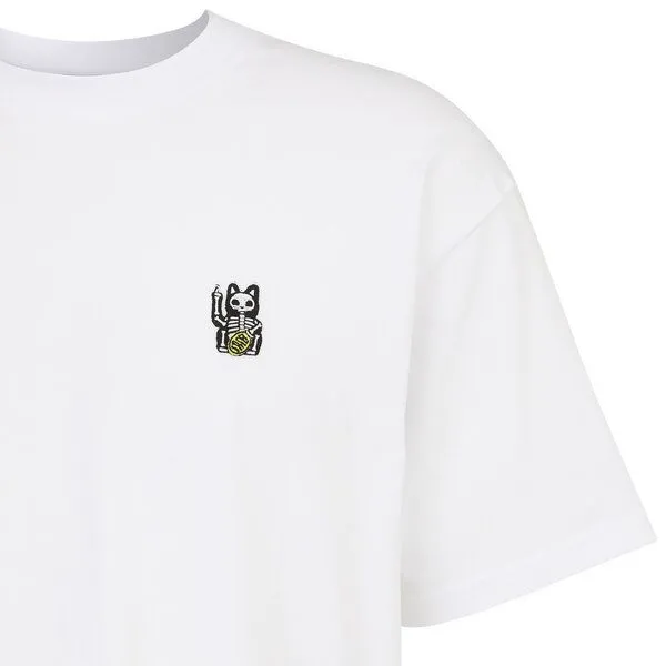 Iriedaily Iriedaily Bone Cat T-Shirt, Weiß, – Produktbild 2 von 3