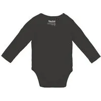 Neutral Neutral® Baby Wickelbody Strampler Langarm, Charcoal, – Produktbild 1 von 1