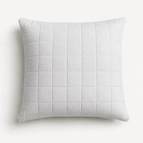 Slāf Slāf Hanf Kopfkissen 80x80 BIO, Kissen mit kbA Steppbezug – Produktbild 2 von 4