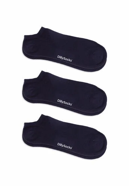 DillySocks DillySocks Sneakersocken „One Color Shorties“, Dark navy, – Produktbild 2 von 4