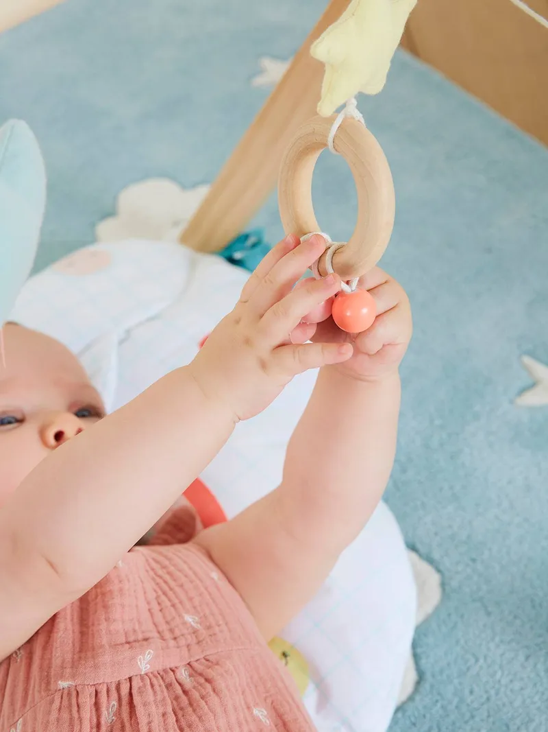 Vertbaudet Baby Spielbogen HÄSCHEN, Mehrfarbig, – Produktbild 3 von 4