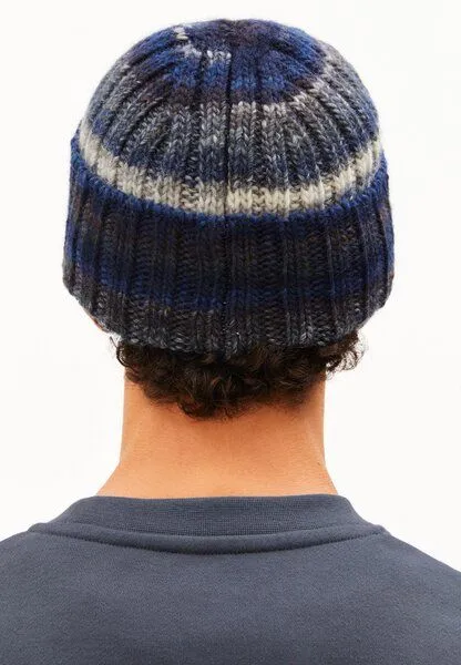 ARMEDANGELS ARMEDANGELS Wool Knit Unisex Mütze aus 100% Bio-Wolle, Night sky, – Produktbild 3 von 4
