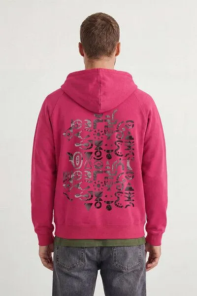 KOKOworld KOKOworld Kapuzenjacke Goa-Zip-Unisex, Pink sun&soil (rosa), – Produktbild 3 von 3