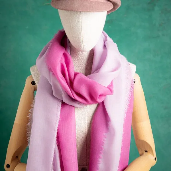 nahtur-design nahtur-design 2 Wolltücher "hauchfein", Rosa-pink (rosa), – Produktbild 1 von 4