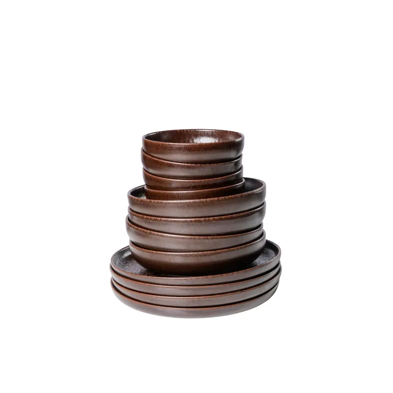 Gipfelstück Gipfelstück Glockenklang Tafelservice, Steinzeug, Bronze, – Produktbild 2 von 4